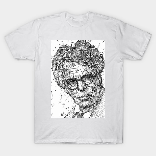 W. B. YEATS - ink portrait .1 T-Shirt by lautir